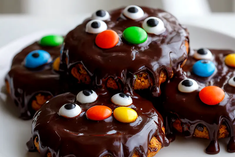 Baking cookies in the oven