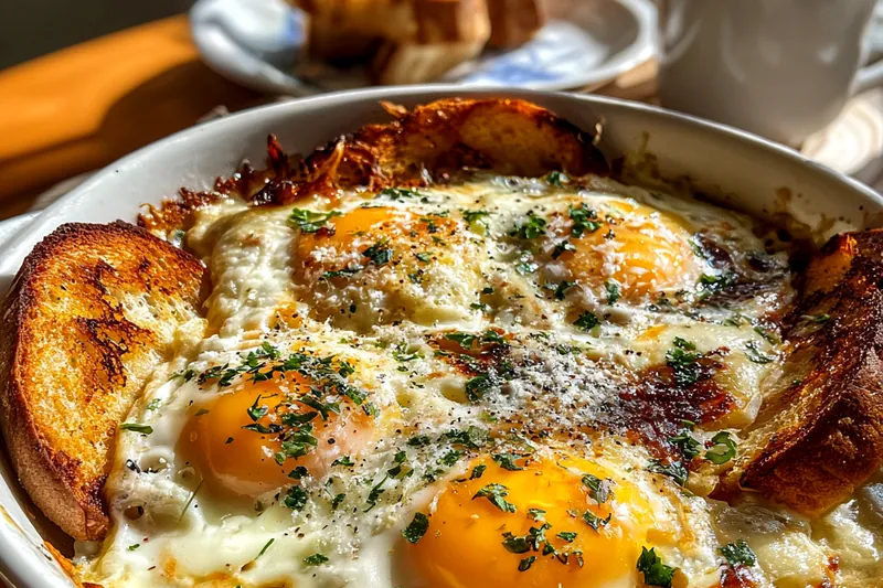 Fresh ingredients for Eggs Benedict Breakfast Bake