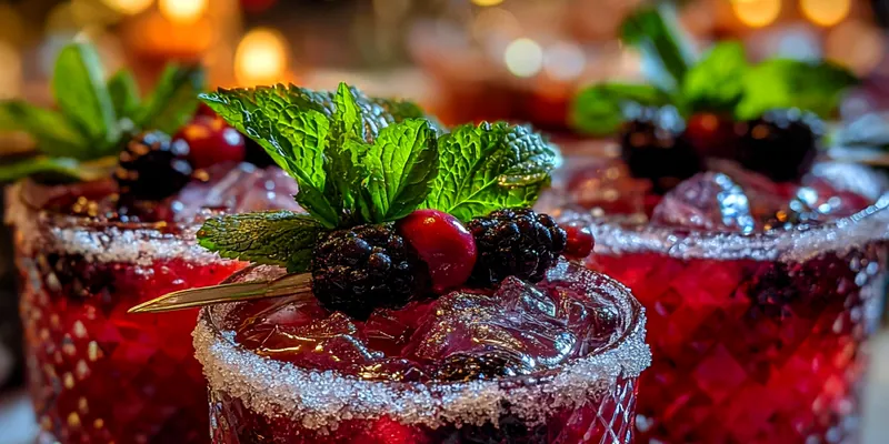 Festive Berry Mint Refresher