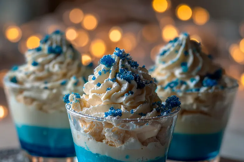 Fresh ingredients for Festive Blue Velvet Cups