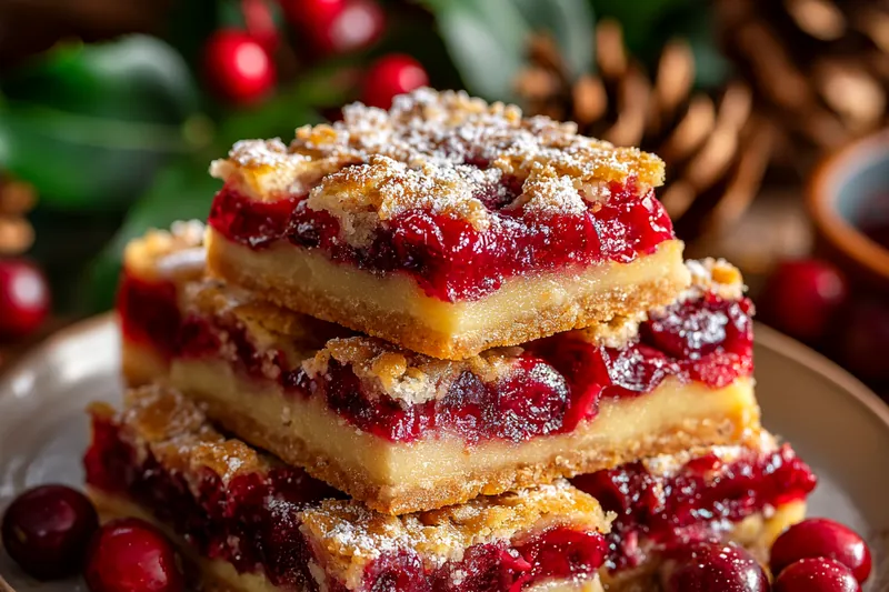 Cooking process for Festive Cherry Dessert Bars