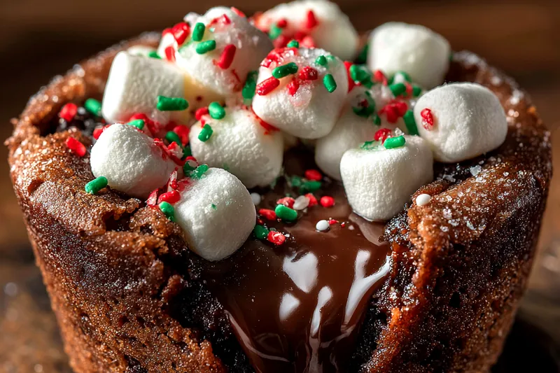 Cooking process for Festive Chocolate Filled Delights