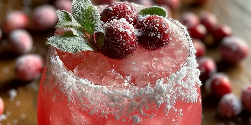 Festive Cranberry Cocktail