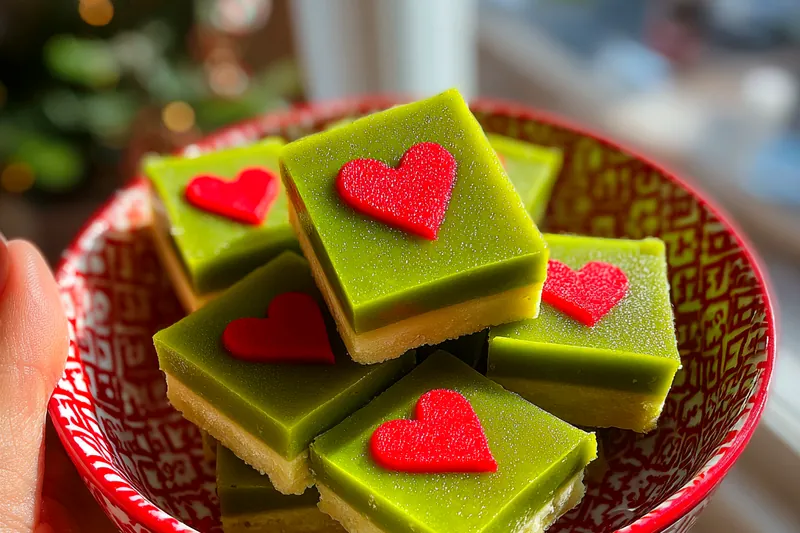 Cooking process for Festive Green Fudge