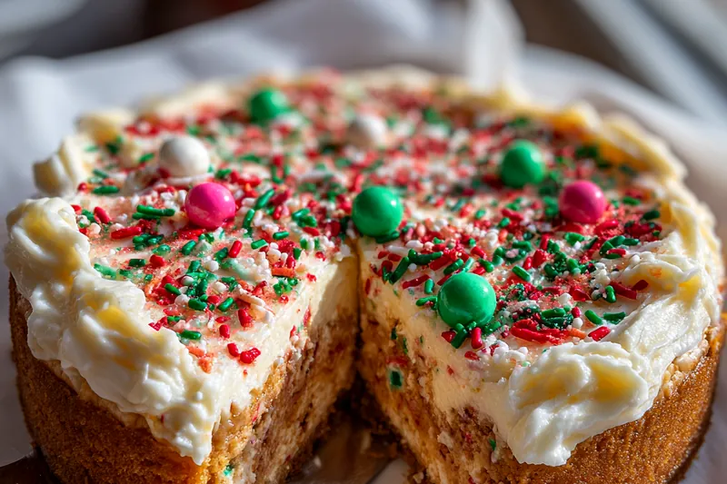 Fresh ingredients for Festive Holiday Cheesecake