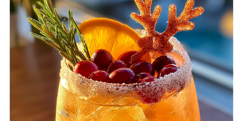 Festive Holiday Cocktail