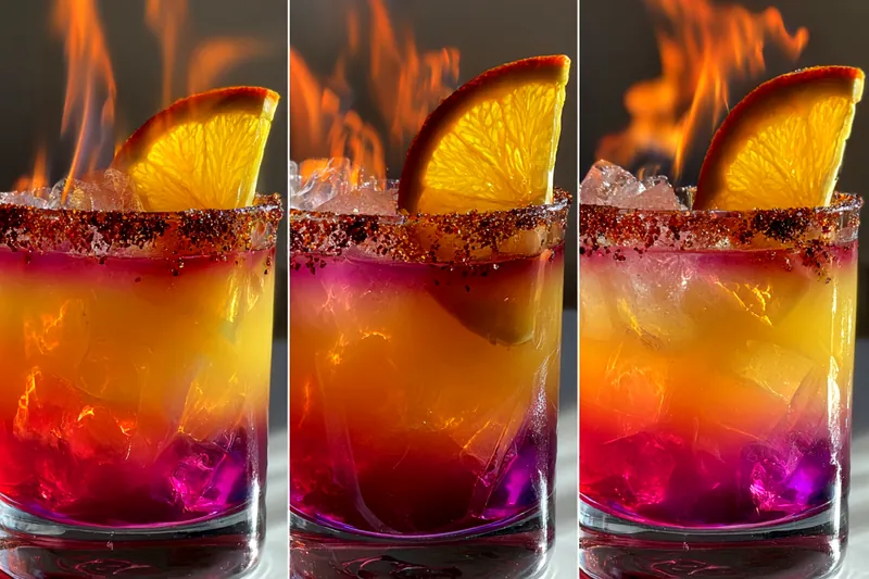 Cooking process for Fiery Tequila Sunrise