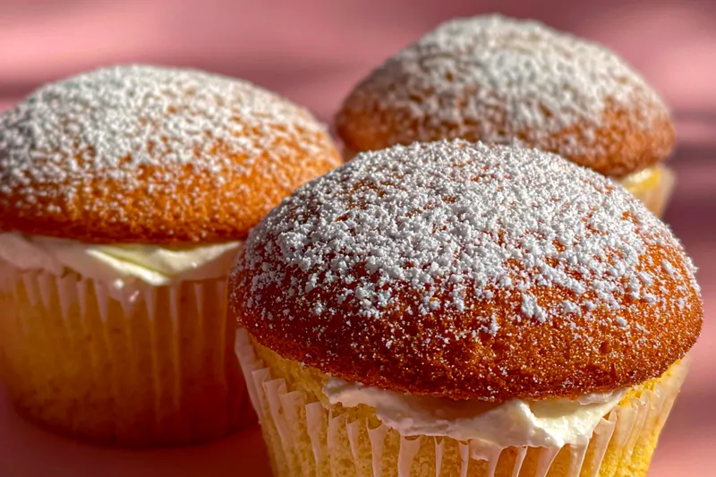 Cooking process for Fluffy Cheesecake Cupcakes