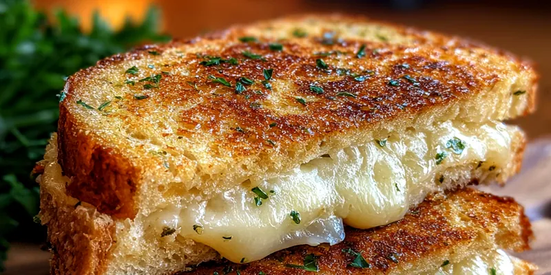Garlic Herb Grilled Sandwich