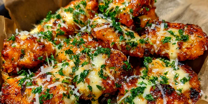 Garlic Parmesan Boneless Wings