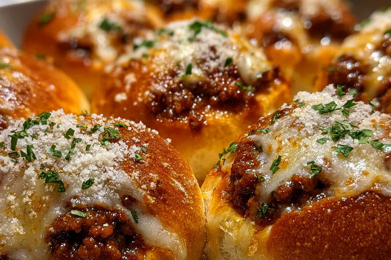 Cooking process for Garlic Parmesan Burger Buns