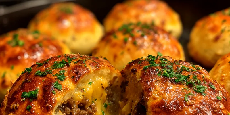 Savory Cheeseburger Bombs