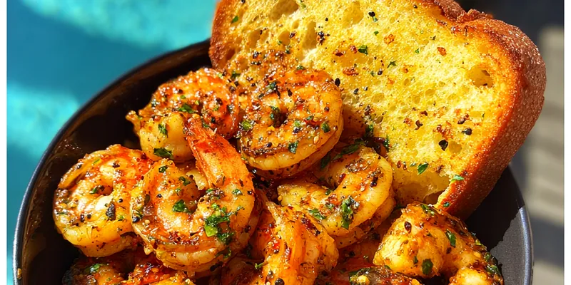 Delicious Garlic Shrimp Scampi Delight served on a plate