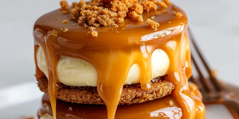 Gingerbread Cheesecake Cookies on a plate