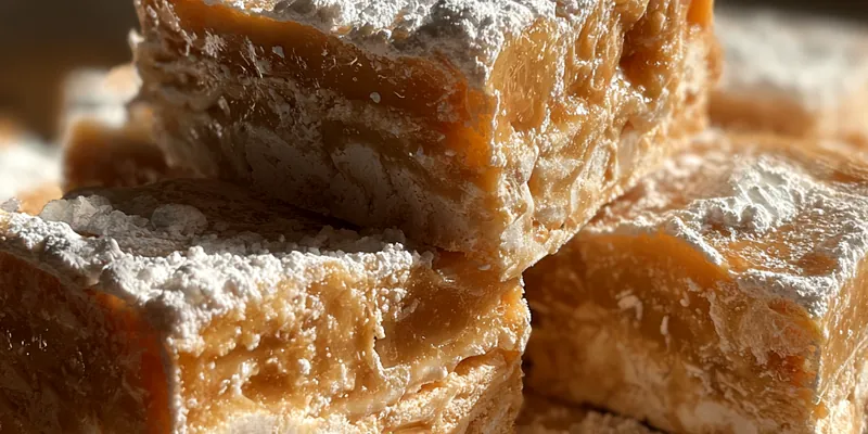 Delicious Gingerbread Rice Krispie Treats served on a plate