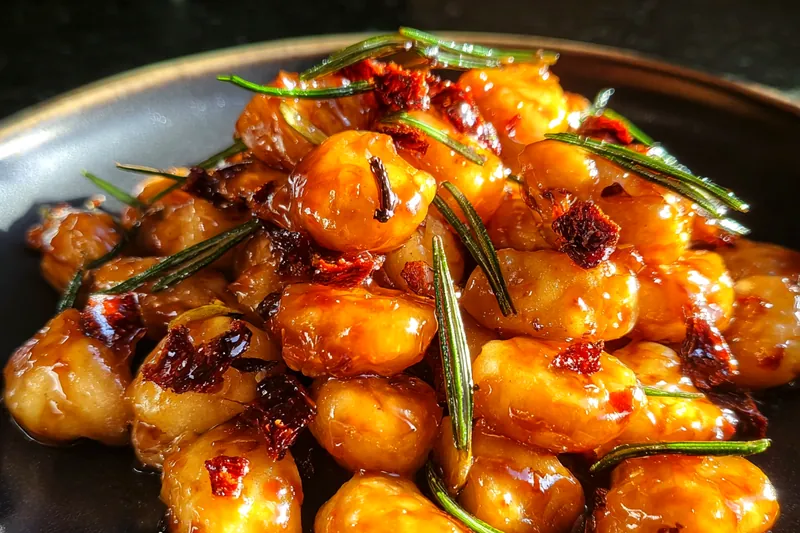 Cooking process for Glazed Chicken Bites