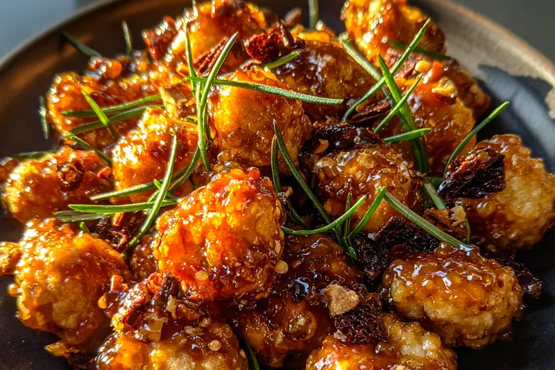 Fresh ingredients for Glazed Chicken Bites