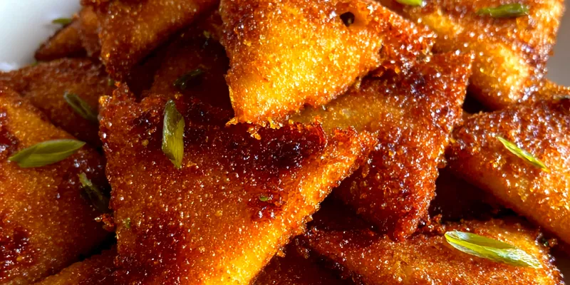 Golden Crispy Triangle Bites