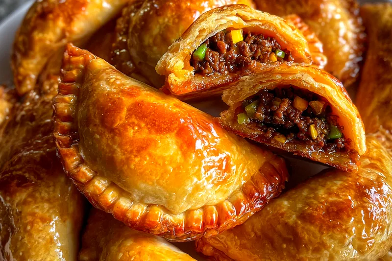 Cooking process for Golden Crust Meat Empanadas