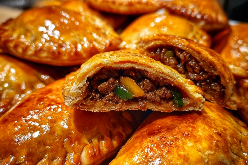 Fresh ingredients for Golden Crust Meat Empanadas