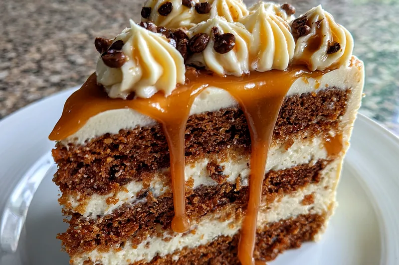 A collection of ingredients including coffee, cream, sugar, and cocoa powder for making Decadent Coffee Caramel Delight.