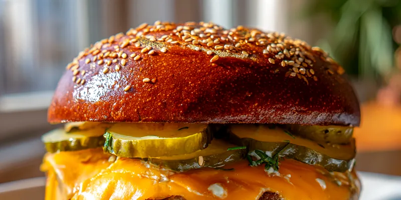 Gourmet Double Cheeseburger