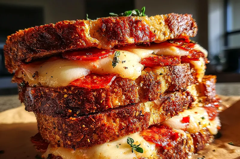 Fresh ingredients for Gourmet Grilled Cheese