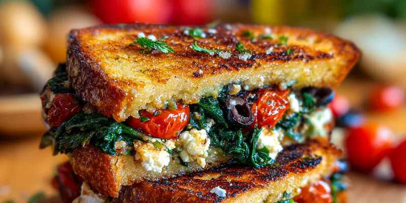 Gourmet Spinach Grilled Cheese