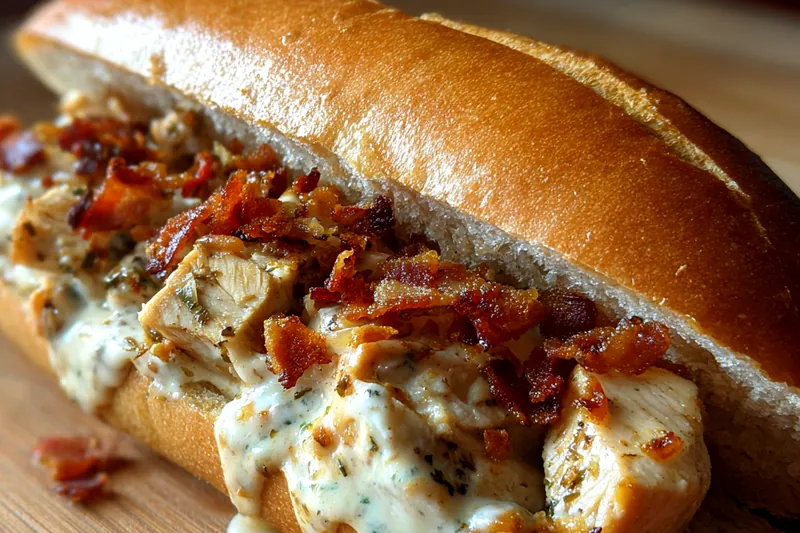 Fresh ingredients for Grilled Chicken Bacon Sandwich