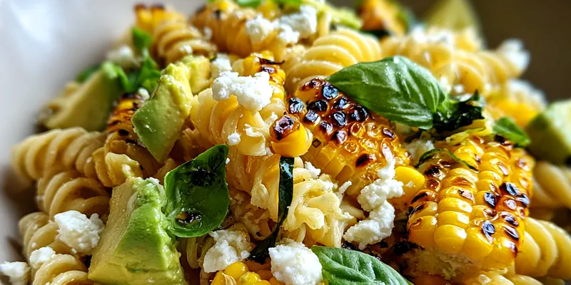 Grilled Corn Pasta Salad