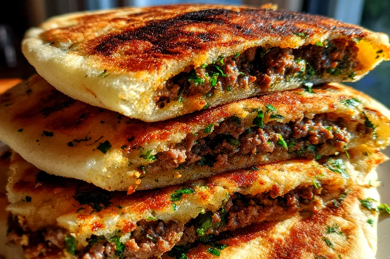 Cooking process for Grilled Pita Sandwiches