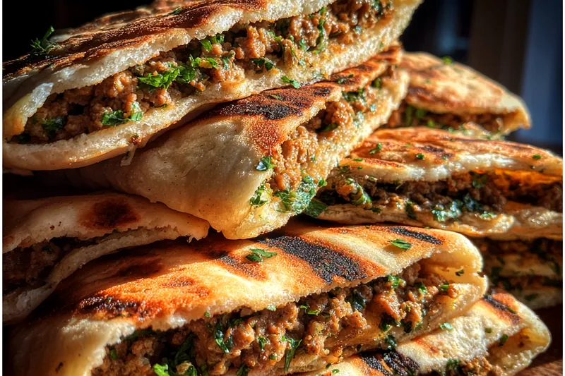 Fresh ingredients for Grilled Pita Sandwiches