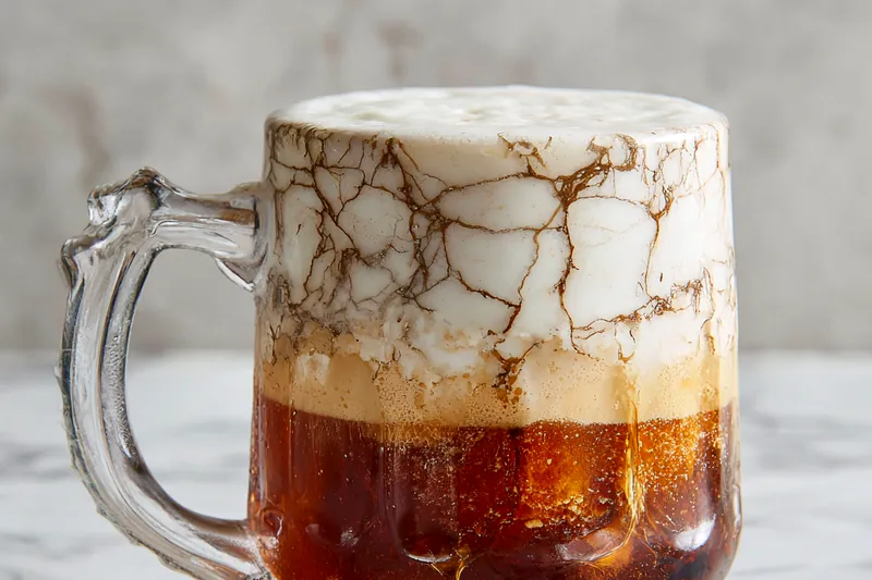 Chef blending ingredients for Frozen Butterbeer