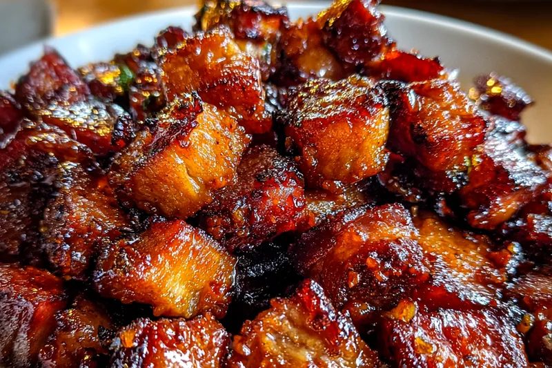 Cooking process for Hawaiian Grilled Chicken Bites