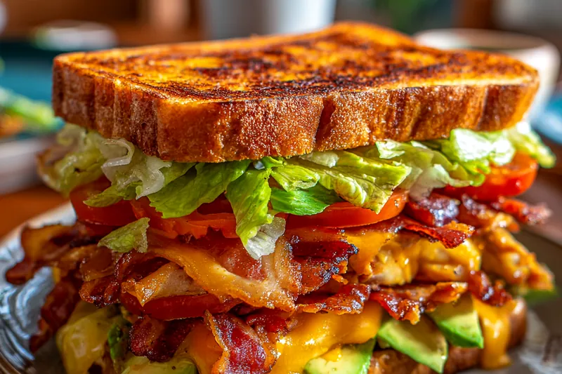 Fresh ingredients for Hearty Club Sandwich