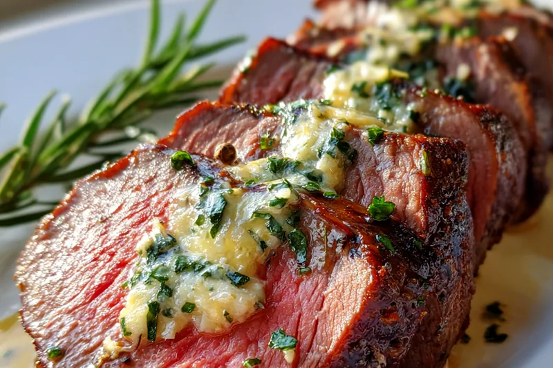 Fresh ingredients for Herb Butter Beef Tenderloin