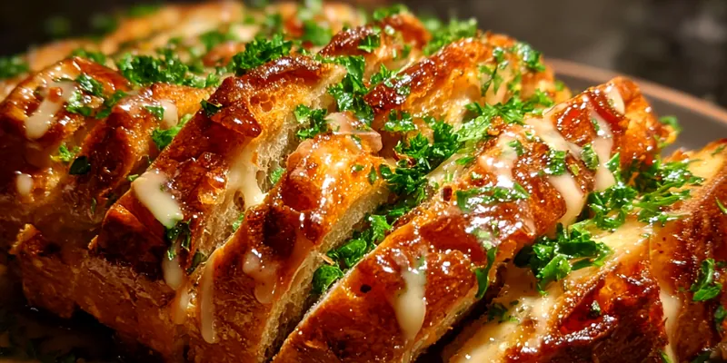 Delicious Herb Infused Savory Loaf served on a plate