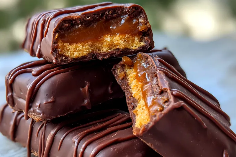 Cooking process for Homemade Chocolate Caramel Bars