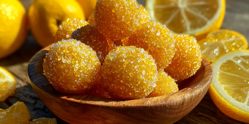 Homemade Sugary Lemon Treats