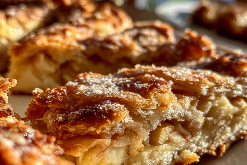 Wisconsin Apple Kringle baking in the oven