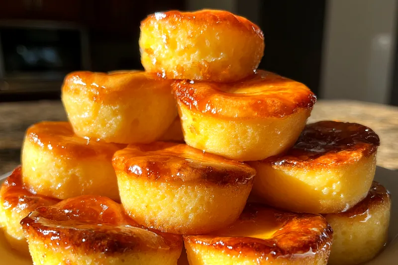 Cooking process for Honey Glazed Cornbread Bites