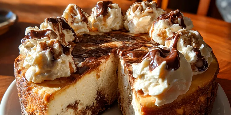 Delicious Hot Fudge Sundae Brownie Cheesecake