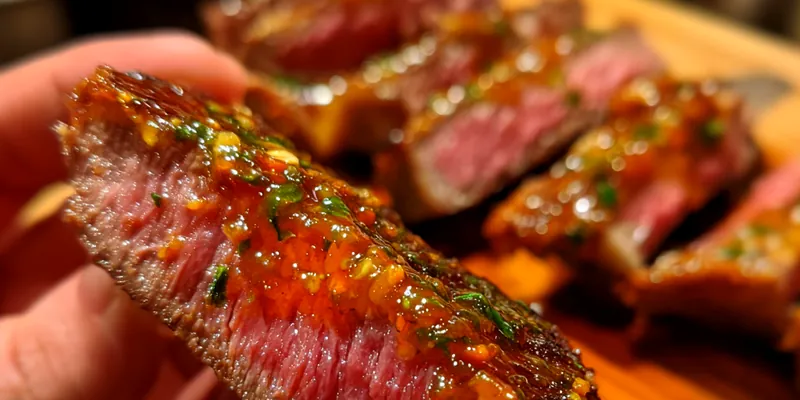 Delicious Juicy Butter Steak served on a plate