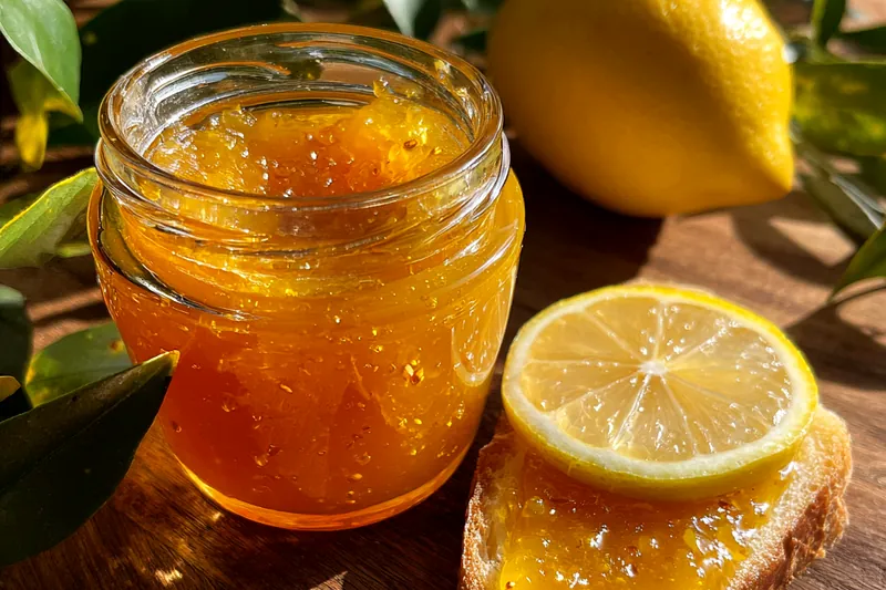 Fresh ingredients for Lemon Citrus Preserve Delight