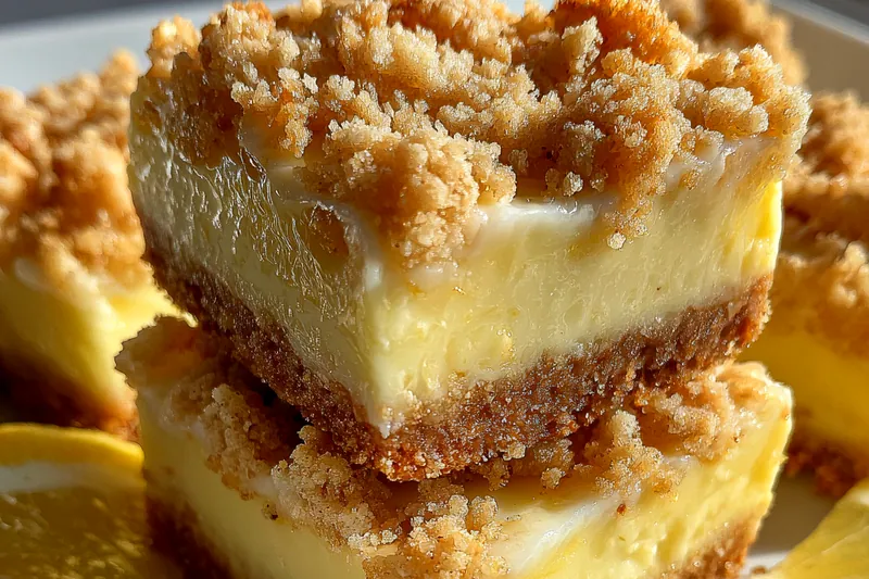 Cooking process for Lemon Crumb Shortbread Bars