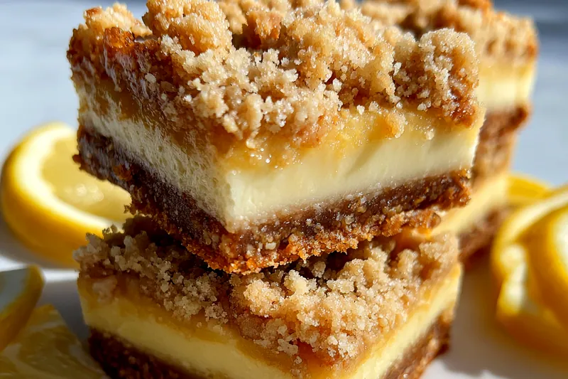 Fresh ingredients for Lemon Crumb Shortbread Bars