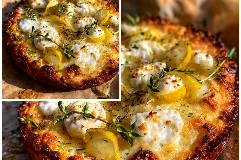 Cooking process for Lemon Herb Cheese Pizza