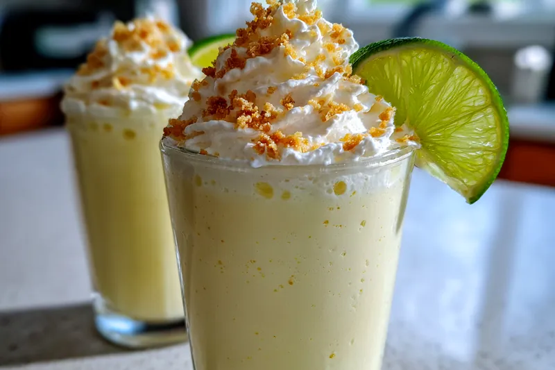 Cooking process for Lime Creamy Delight