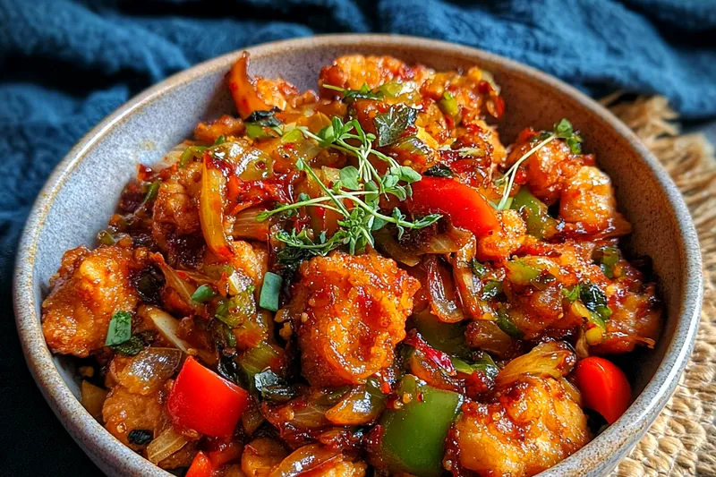 Cooking process for Mango Glazed Chicken Delight