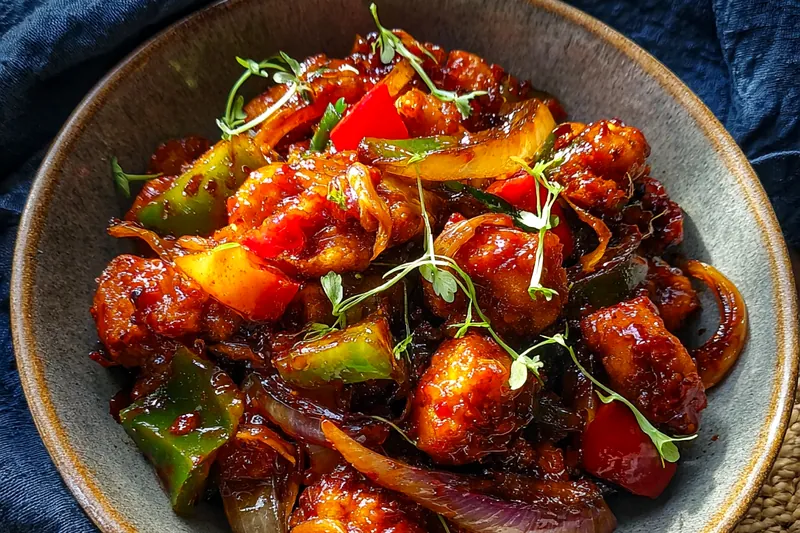 Fresh ingredients for Mango Glazed Chicken Delight